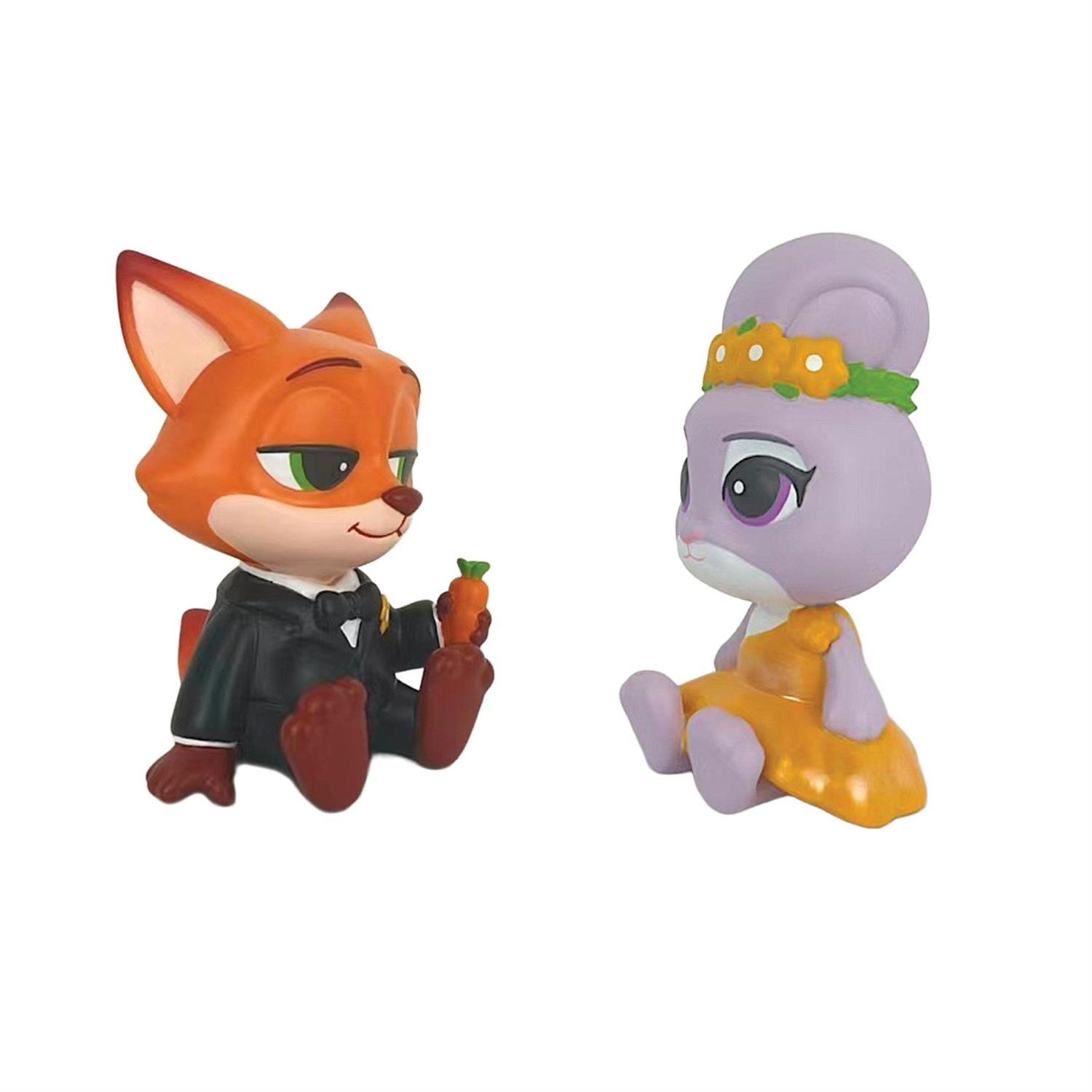 Zootopia 2 Disney Showcase Judy and Nick Partner Set of Figurines Gallery Image 4