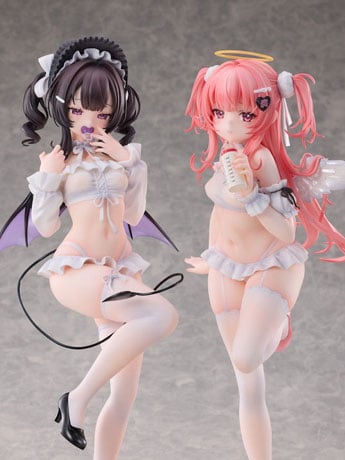 RIKO Illustration Shino & Aimu 1/6 Scale Figure Set Gallery Image 2