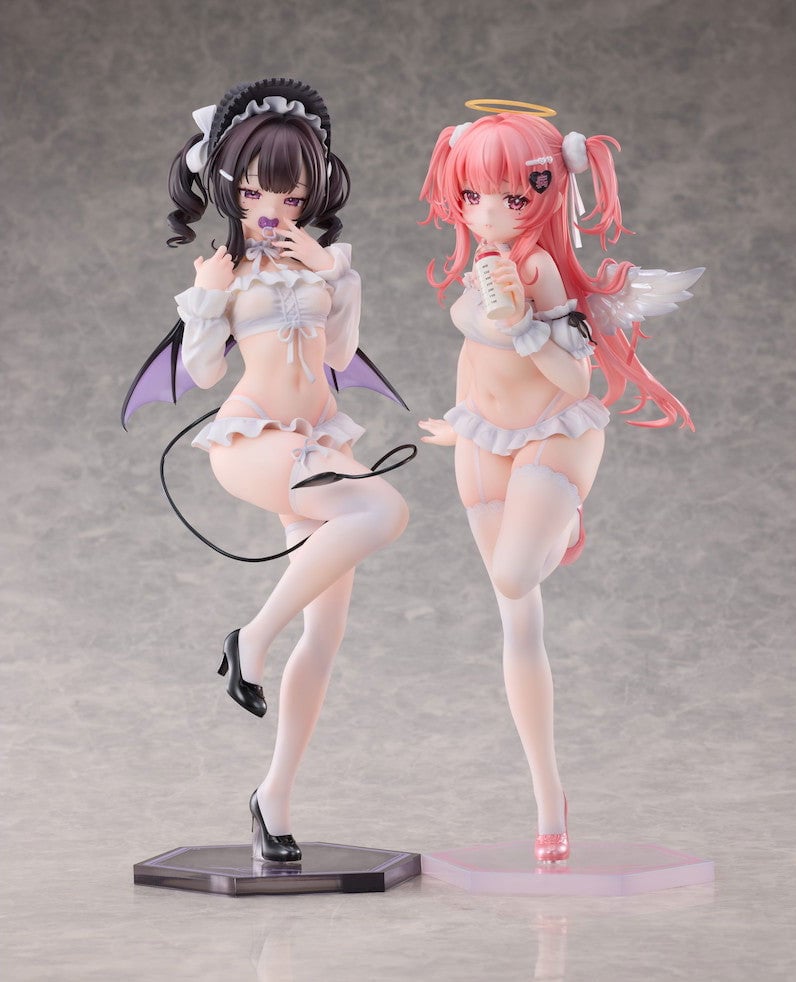 RIKO Illustration Shino & Aimu 1/6 Scale Figure Set Gallery Image 3