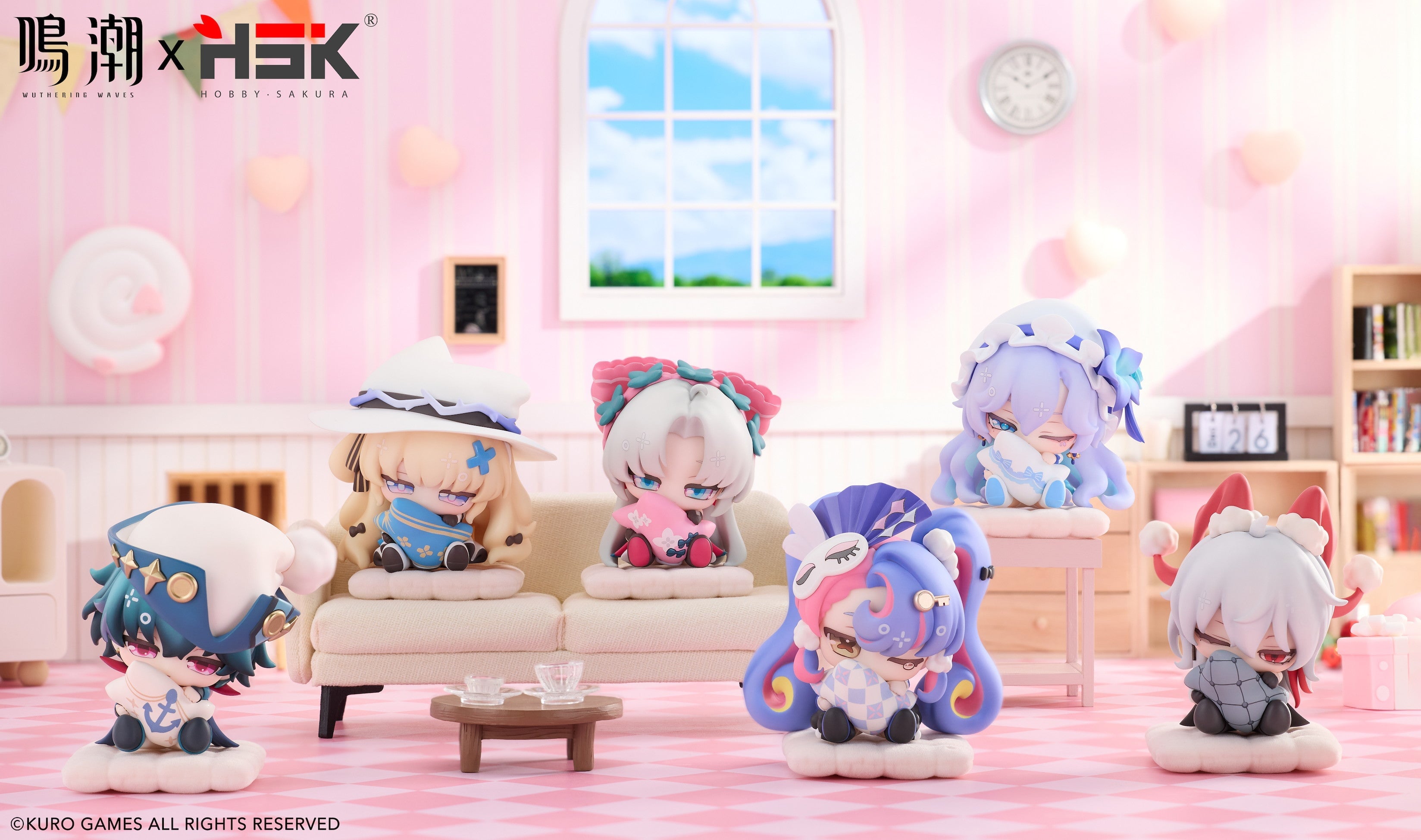 Wuthering Waves Nemunemu Series Box of 6 Chibi Figures (With Bonus) Gallery Image 3