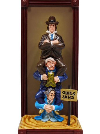 Image of The Haunted Mansion Disney Showcase Quicksand Men Figurine