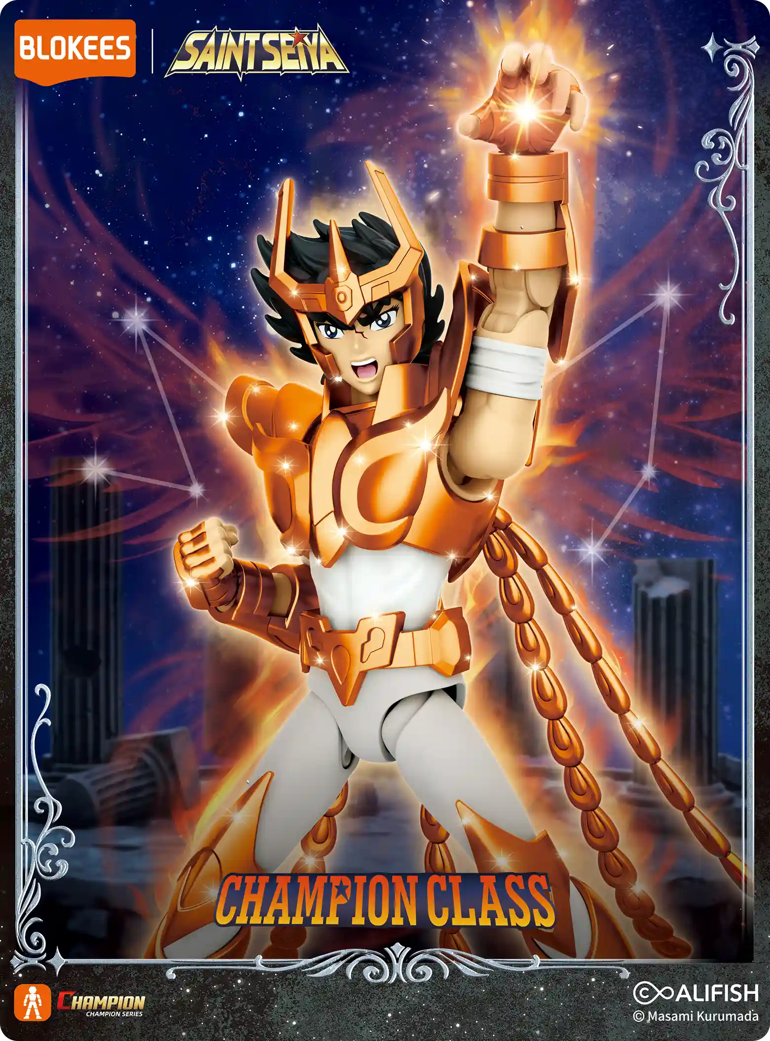 Saint Seiya: Knights of the Zodiac Champion Class 12 Phoenix Ikki Model Kit Gallery Image 5