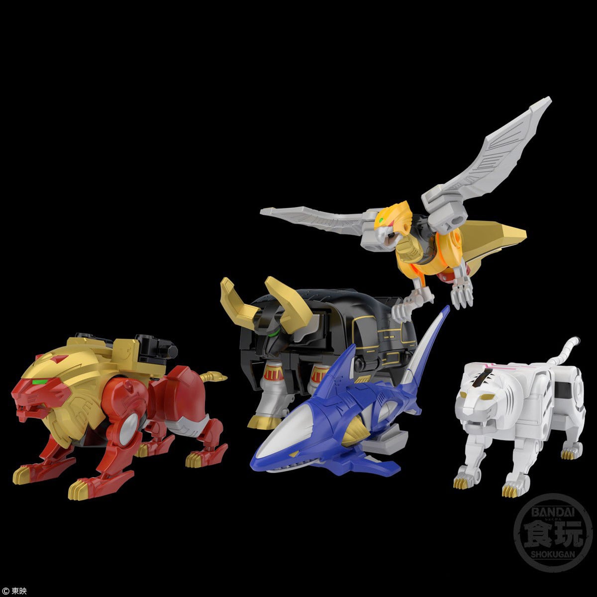 Hyakuju Sentai Gaoranger SMP GaoKing Model Kit Set (Reissue) Gallery Image 9