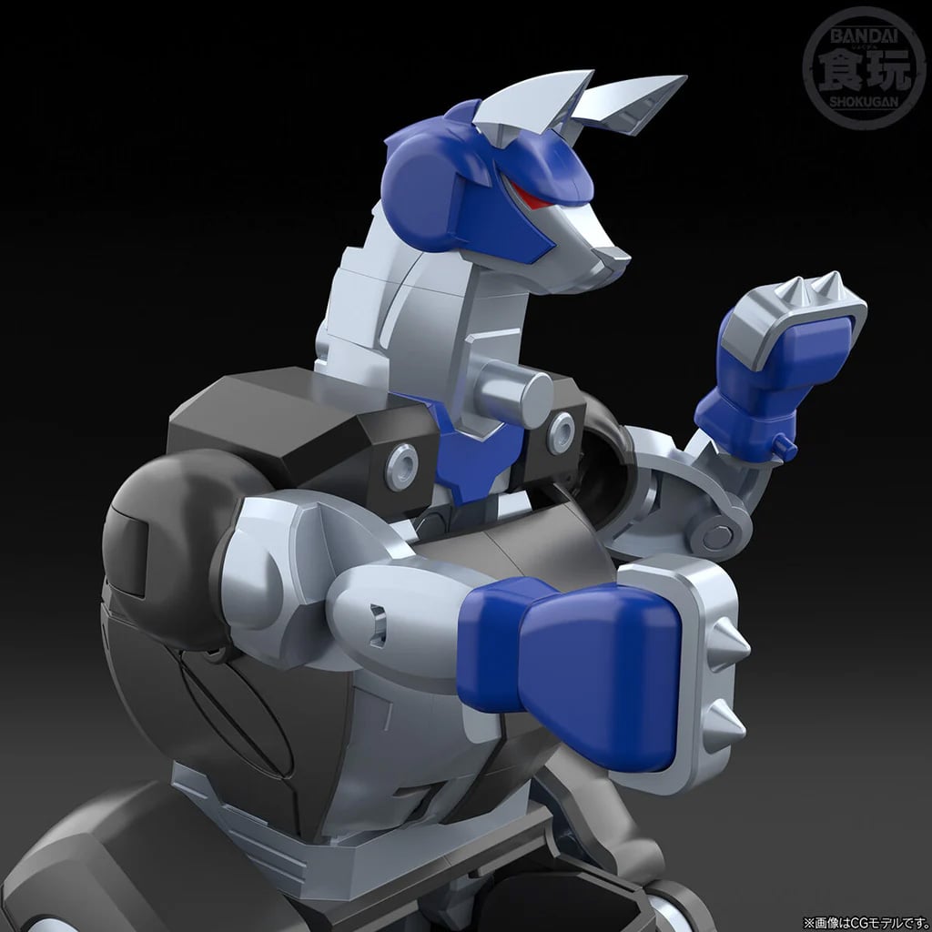 Hyakuju Sentai Gaoranger SMP Power Animal Series Extra GaoWallaby Model Kit Set Gallery Image 4