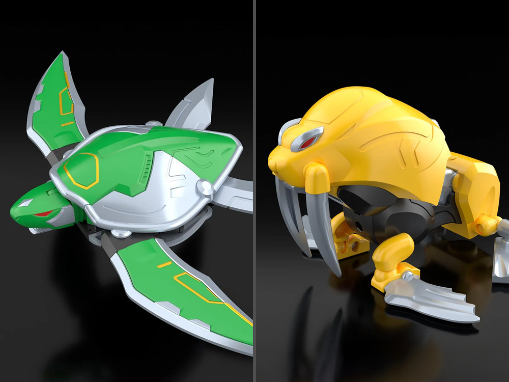 Hyakuju Sentai Gaoranger SMP Power Animal Series Extra GaoTurtle & GaoToppy Model Kit Set Gallery Image 1