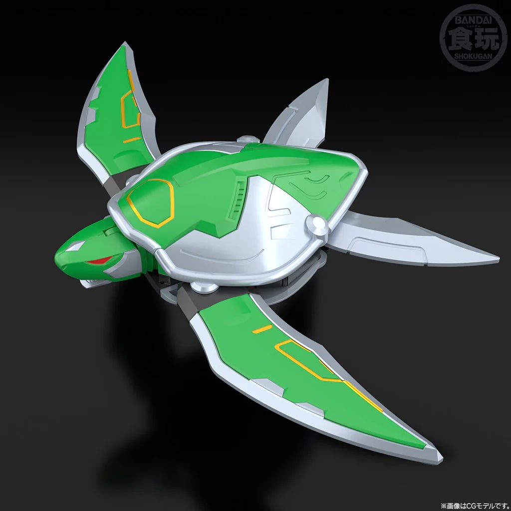 Hyakuju Sentai Gaoranger SMP Power Animal Series Extra GaoTurtle & GaoToppy Model Kit Set Gallery Image 3