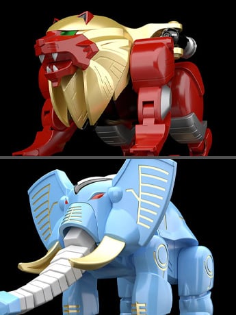 Image of Hyakuju Sentai Gaoranger SMP GaoLion and GaoElephant Model Kit Set (Reissue)