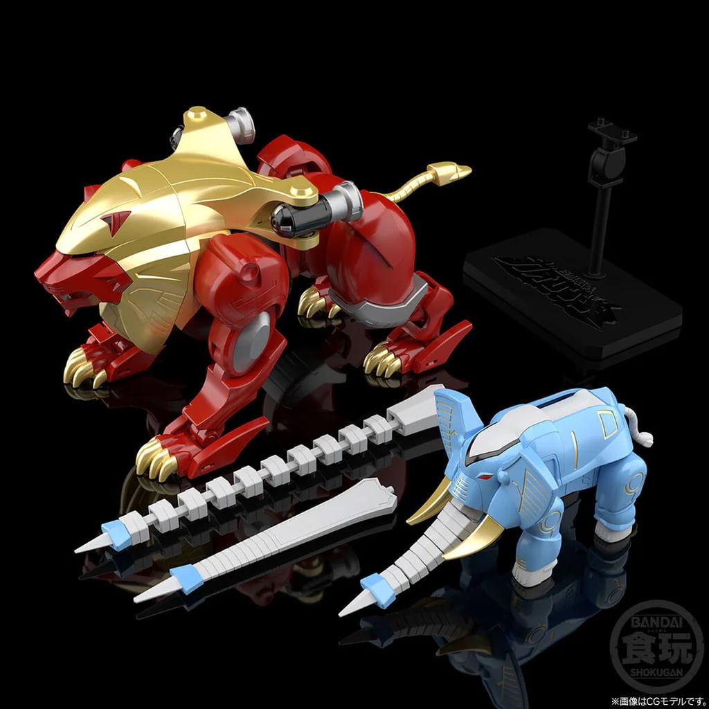 Hyakuju Sentai Gaoranger SMP GaoLion and GaoElephant Model Kit Set (Reissue) Gallery Image 10