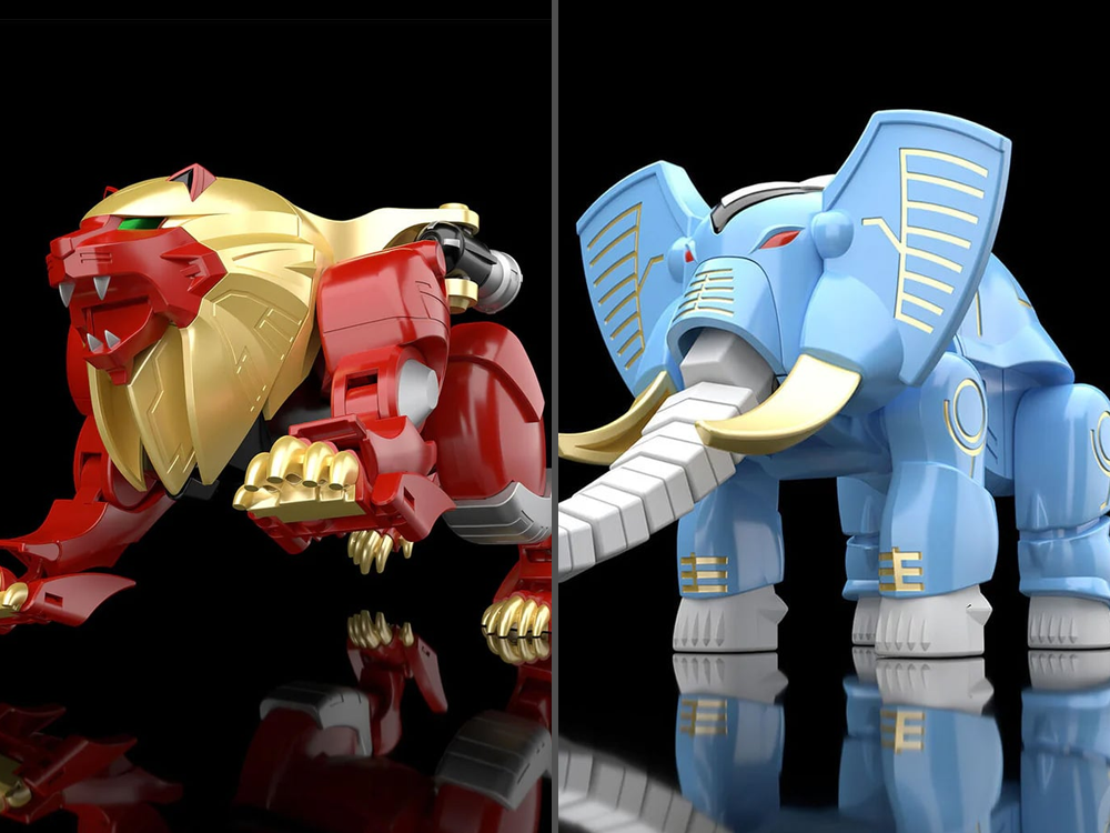 Hyakuju Sentai Gaoranger SMP GaoLion and GaoElephant Model Kit Set (Reissue) Gallery Image 1