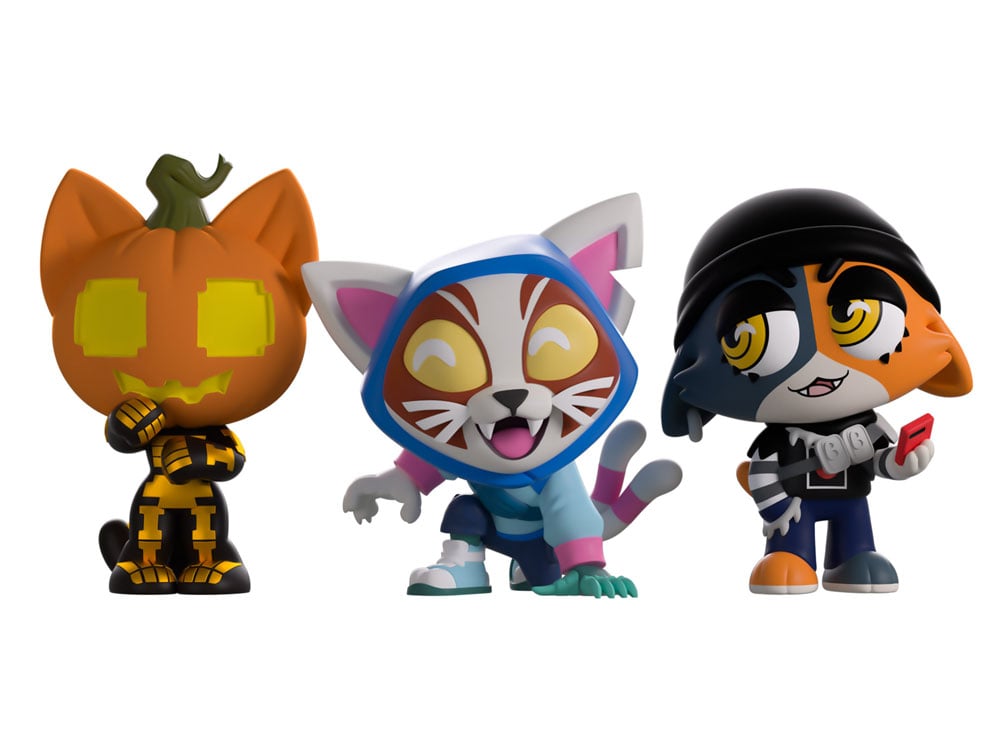 Fortnite Minitooz Spice, Nyanja & Meowskulls Mini Vinyl Figure Set Gallery Image 1