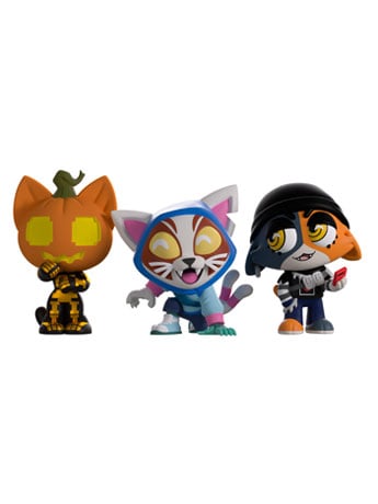 Image of Fortnite Minitooz Spice, Nyanja & Meowskulls Mini Vinyl Figure Set