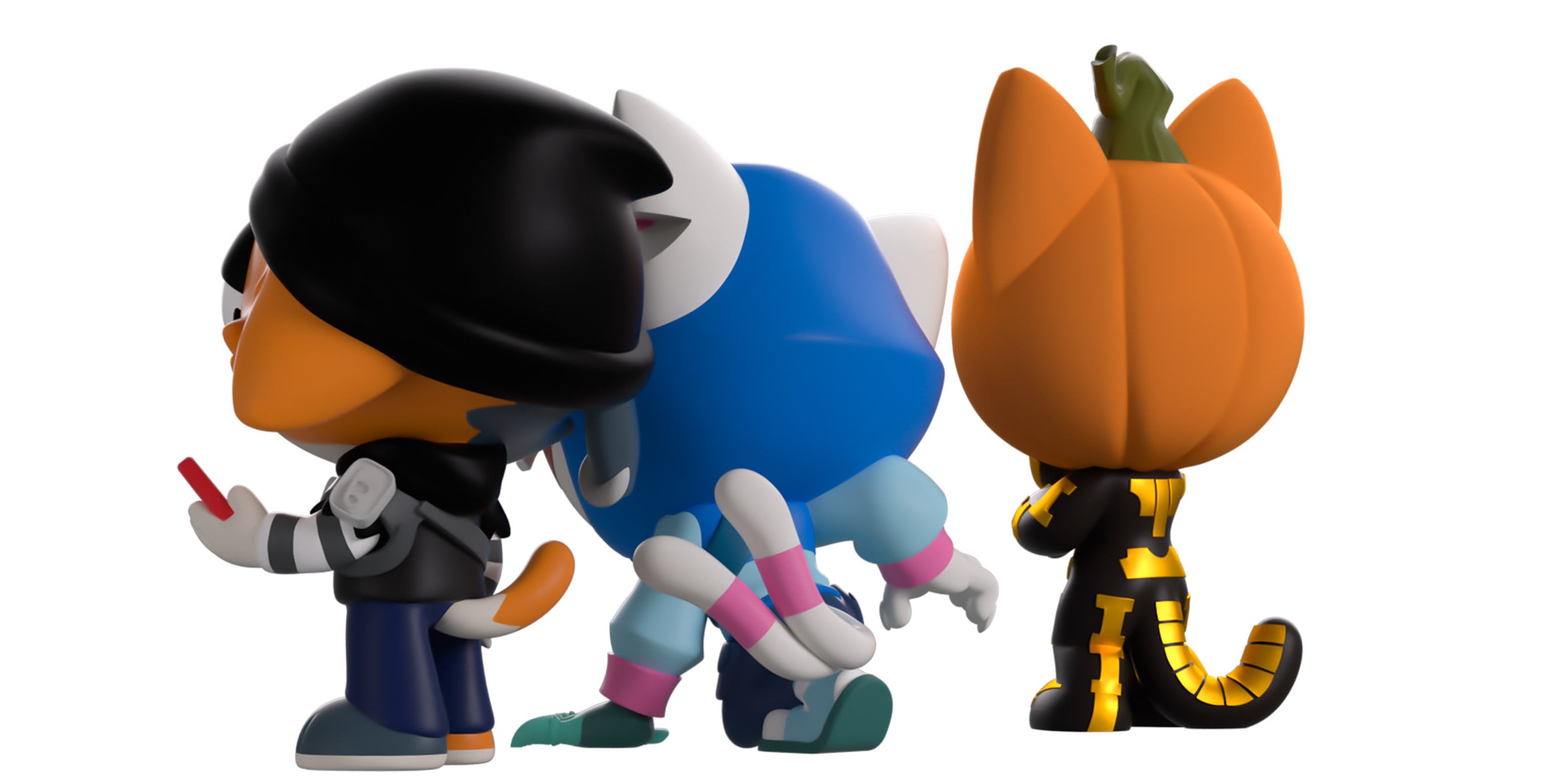Fortnite Minitooz Spice, Nyanja & Meowskulls Mini Vinyl Figure Set Gallery Image 5