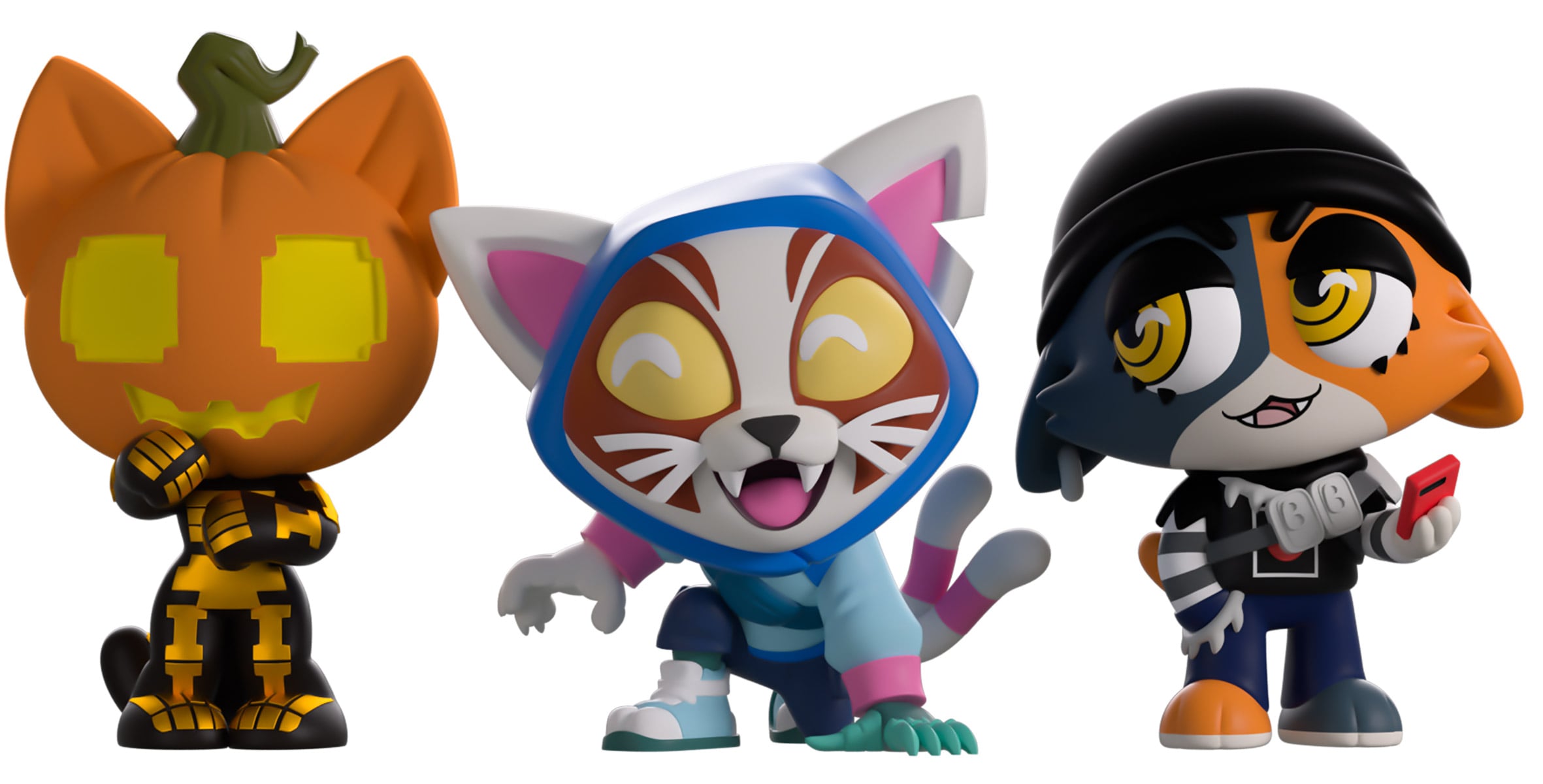 Fortnite Minitooz Spice, Nyanja & Meowskulls Mini Vinyl Figure Set Gallery Image 7