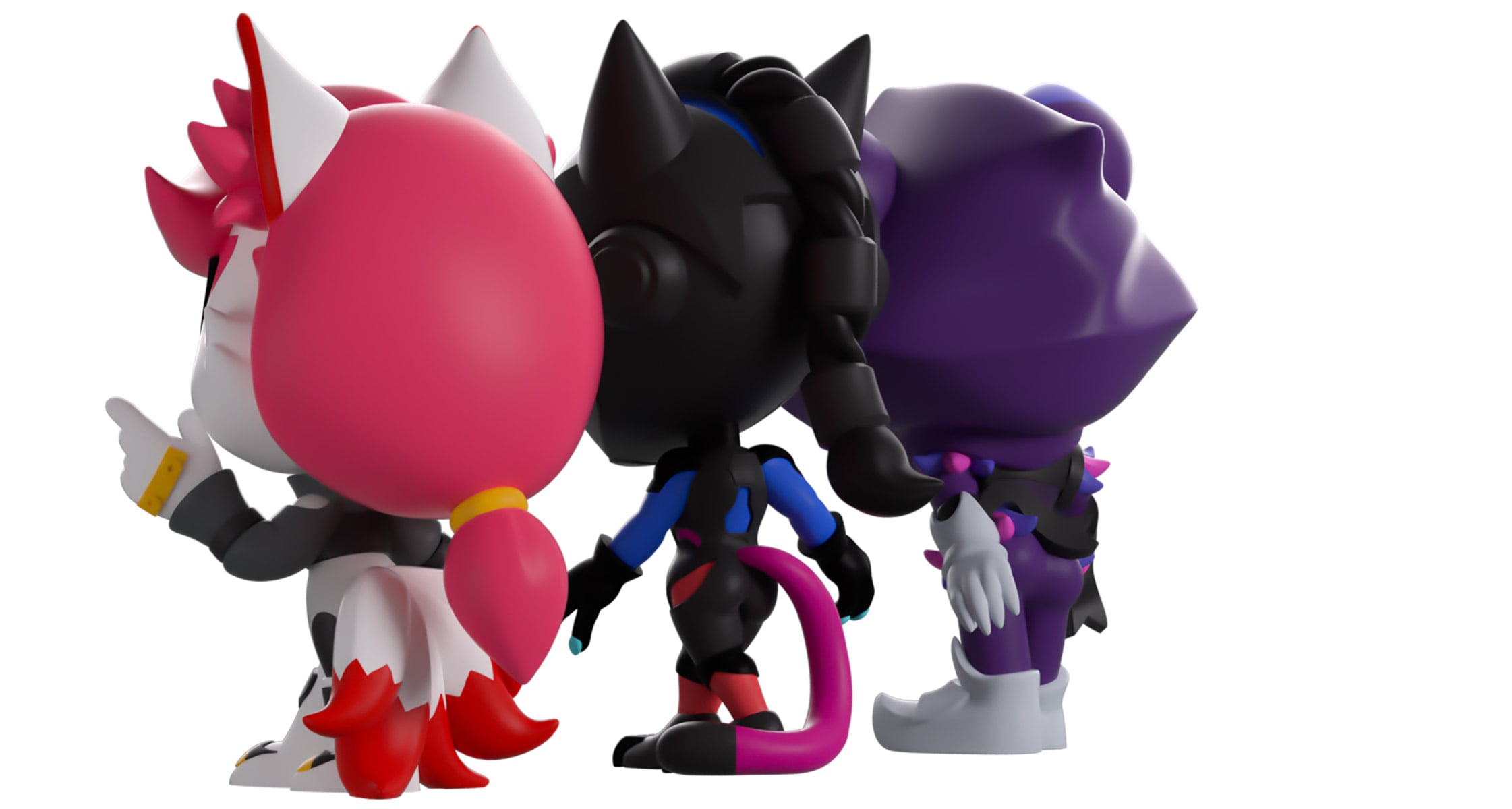 Fortnite Minitooz Raven Team Leader, Lynx & Kimiko Mini Vinyl Figure Set Gallery Image 3