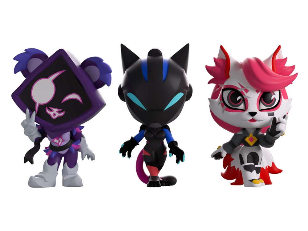 Fortnite Minitooz Raven Team Leader, Lynx & Kimiko Mini Vinyl Figure Set Gallery Image 1