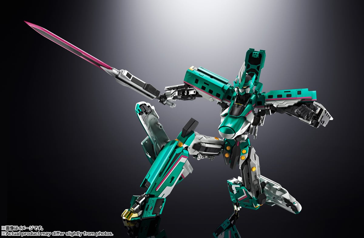 Shinkansen Transformation Robo Shinkalion Soul of Chogokin GX-115 E5 Hayabusa Figure Gallery Image 6