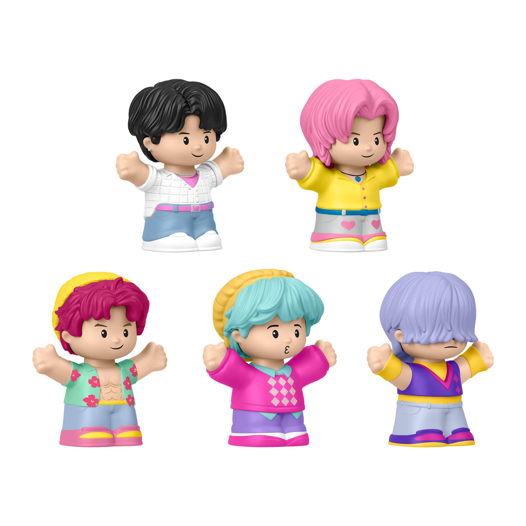 KPop Demon Hunters Little People Collector Saja Boys Five-Pack Gallery Image 5