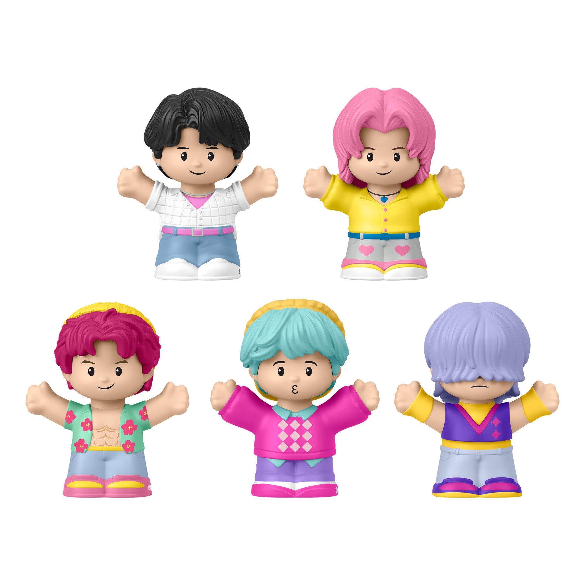 KPop Demon Hunters Little People Collector Saja Boys Five-Pack Gallery Image 3