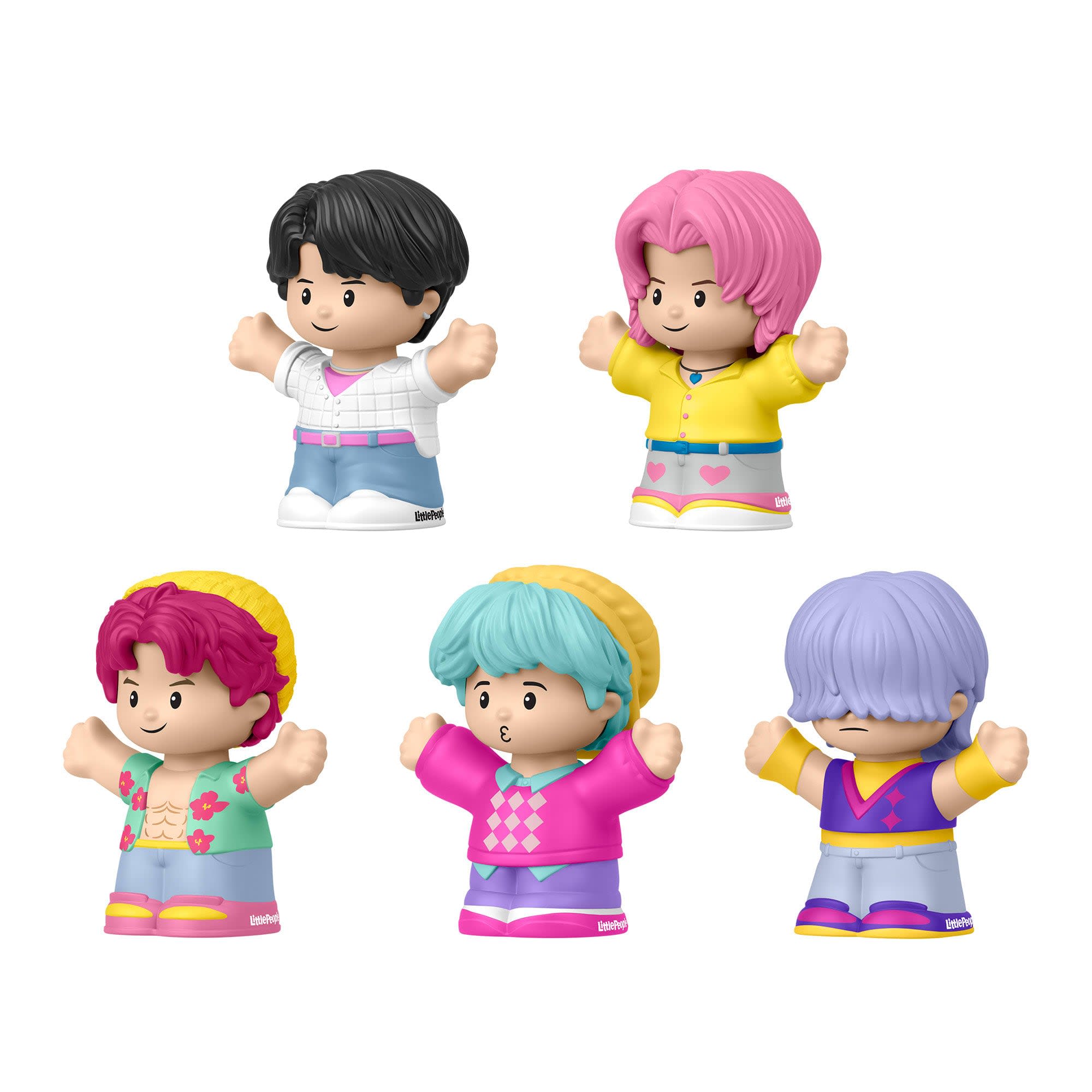 KPop Demon Hunters Little People Collector Saja Boys Five-Pack Gallery Image 4