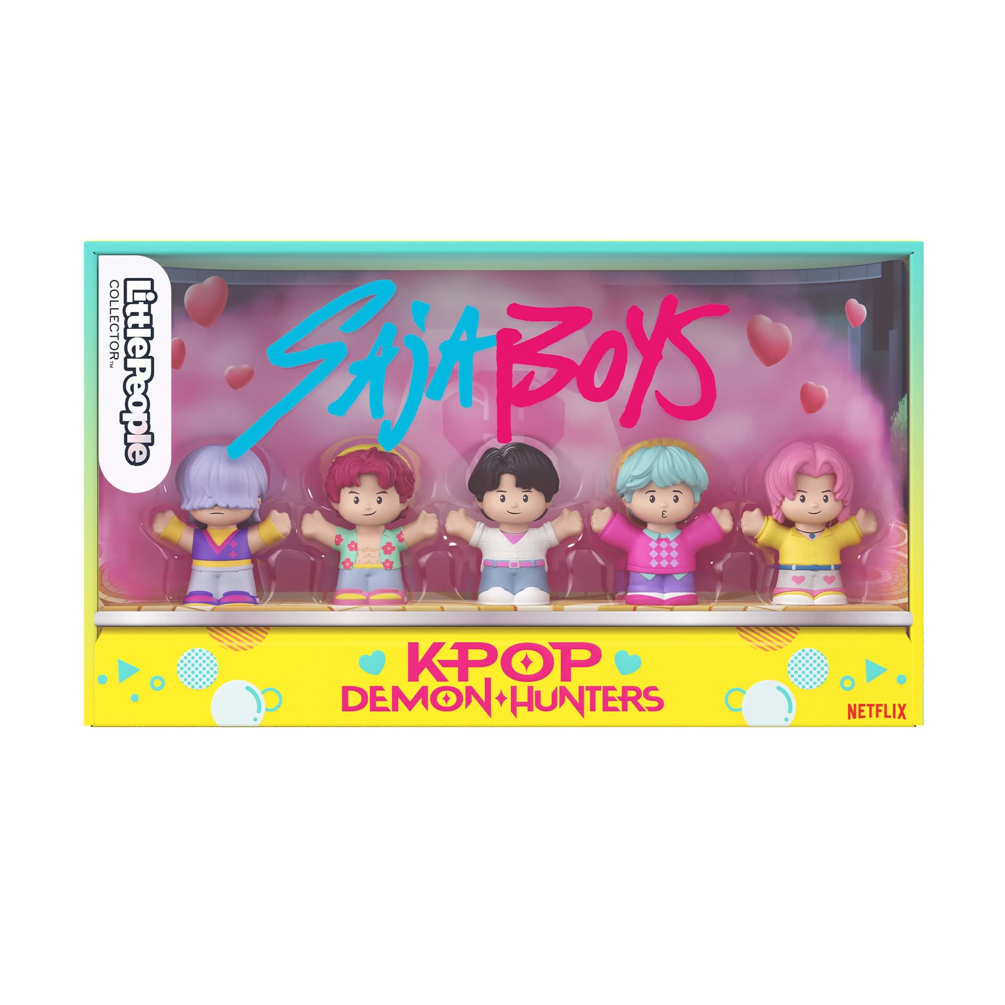 KPop Demon Hunters Little People Collector Saja Boys Five-Pack Gallery Image 12