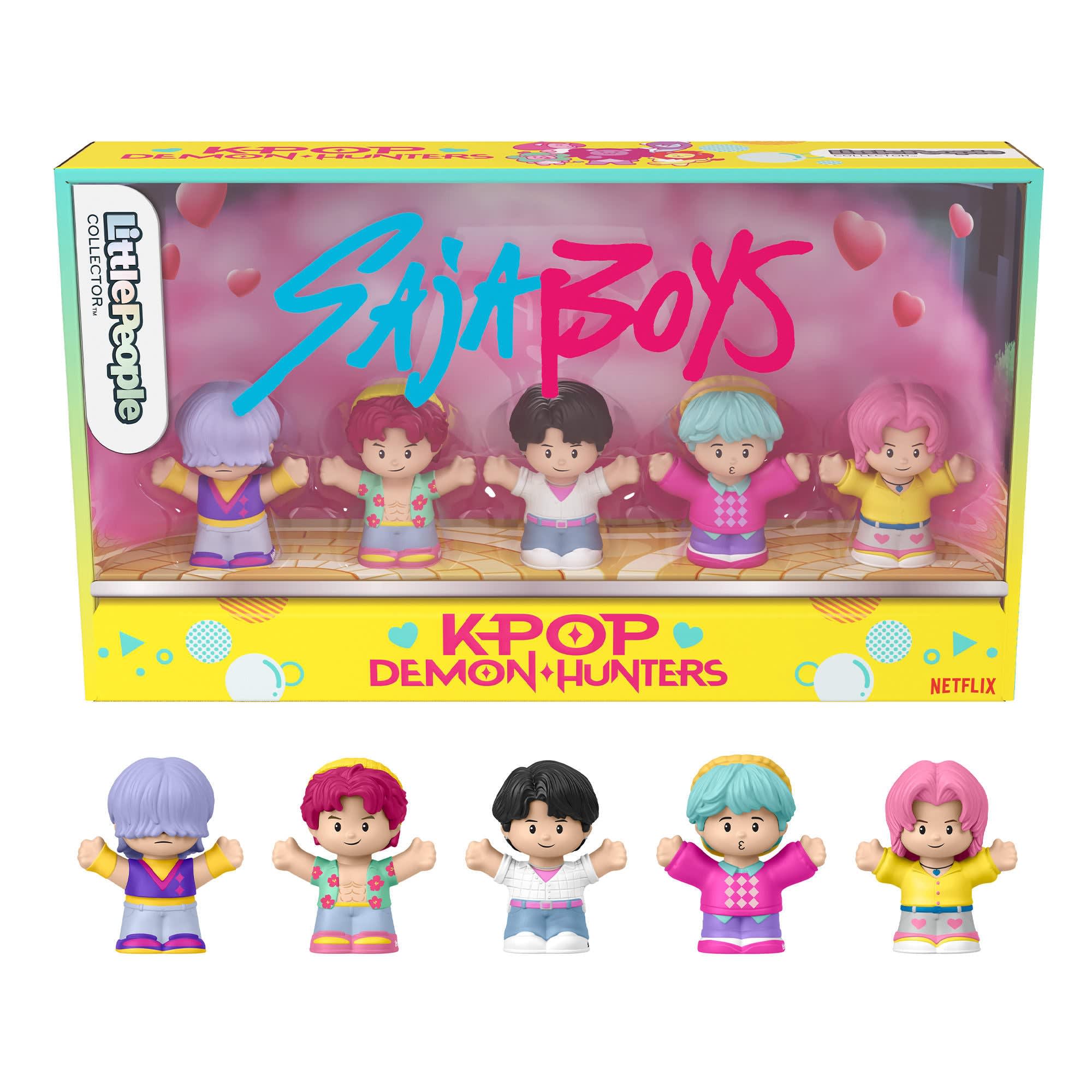 KPop Demon Hunters Little People Collector Saja Boys Five-Pack Gallery Image 11