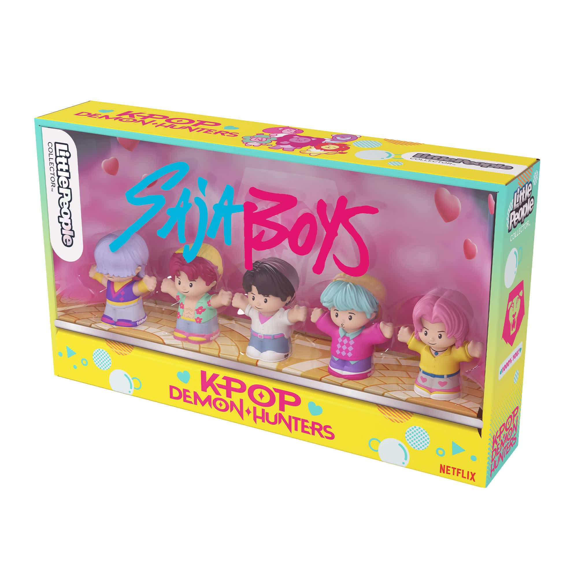 KPop Demon Hunters Little People Collector Saja Boys Five-Pack Gallery Image 14