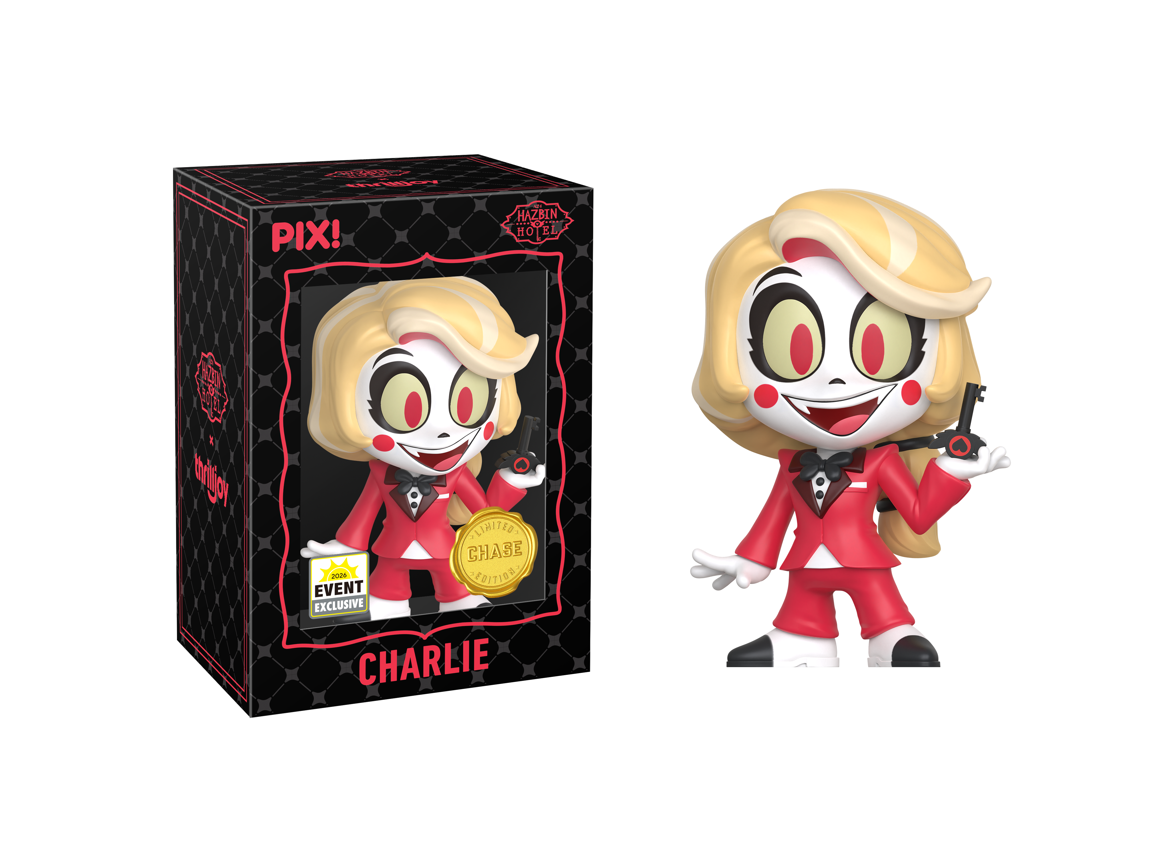 Hazbin Hotel PIX! Lucifer Limited Edition Event Exclusive Figure Hazbin Hotel PIX! Lucifer Limited Edition Event Exclusive Figure