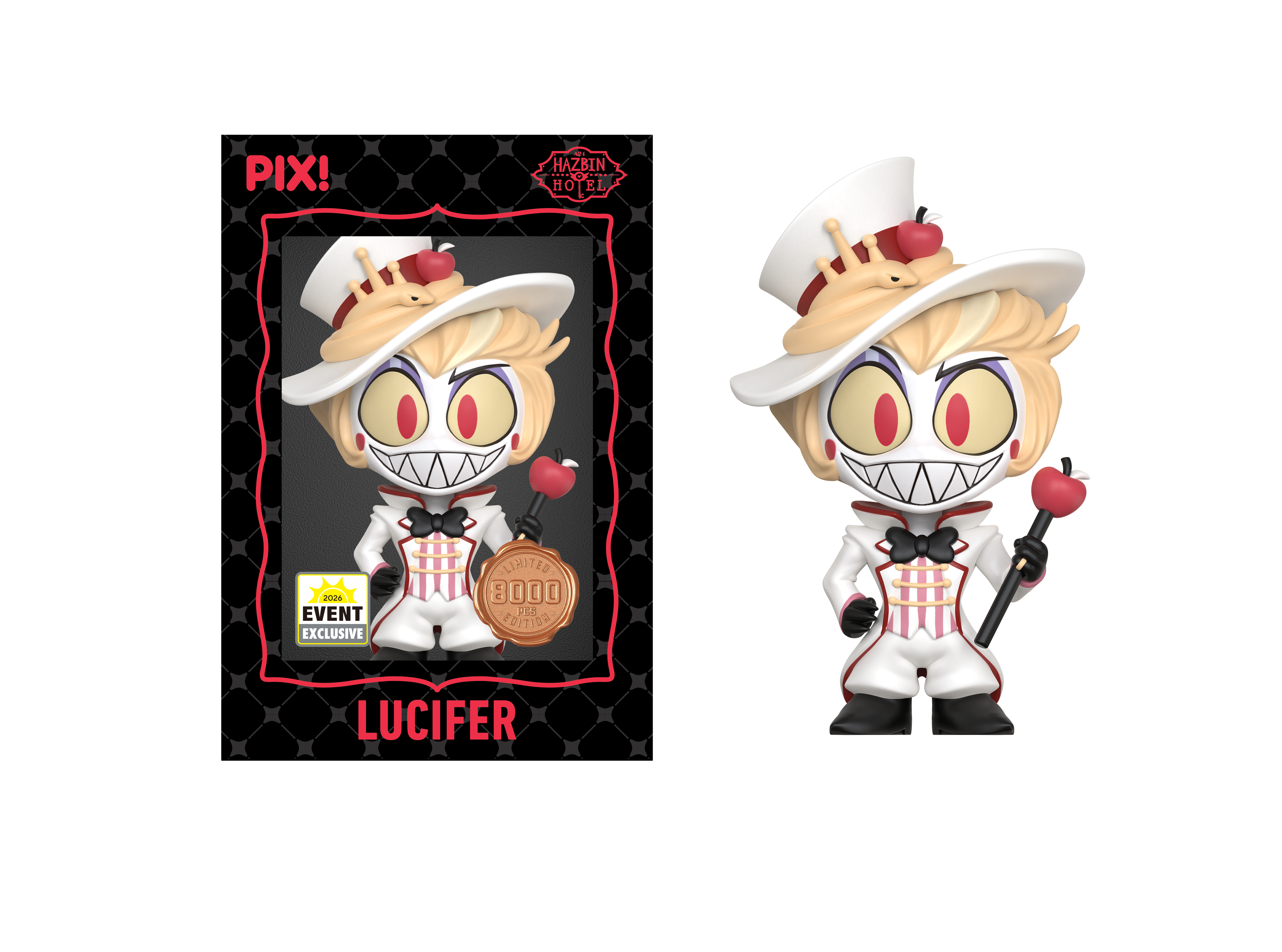 Hazbin Hotel PIX! Lucifer Limited Edition Event Exclusive Figure