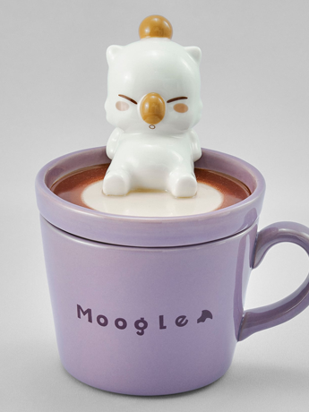 Final Fantasy Moogle Latte Art Figure Mug Gallery Image 2