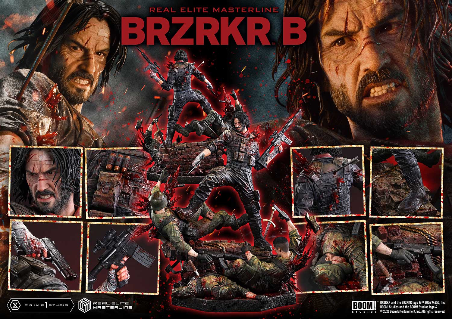 BRZRKR Real Elite Masterline B 1/4 Scale Statue Gallery Image 30