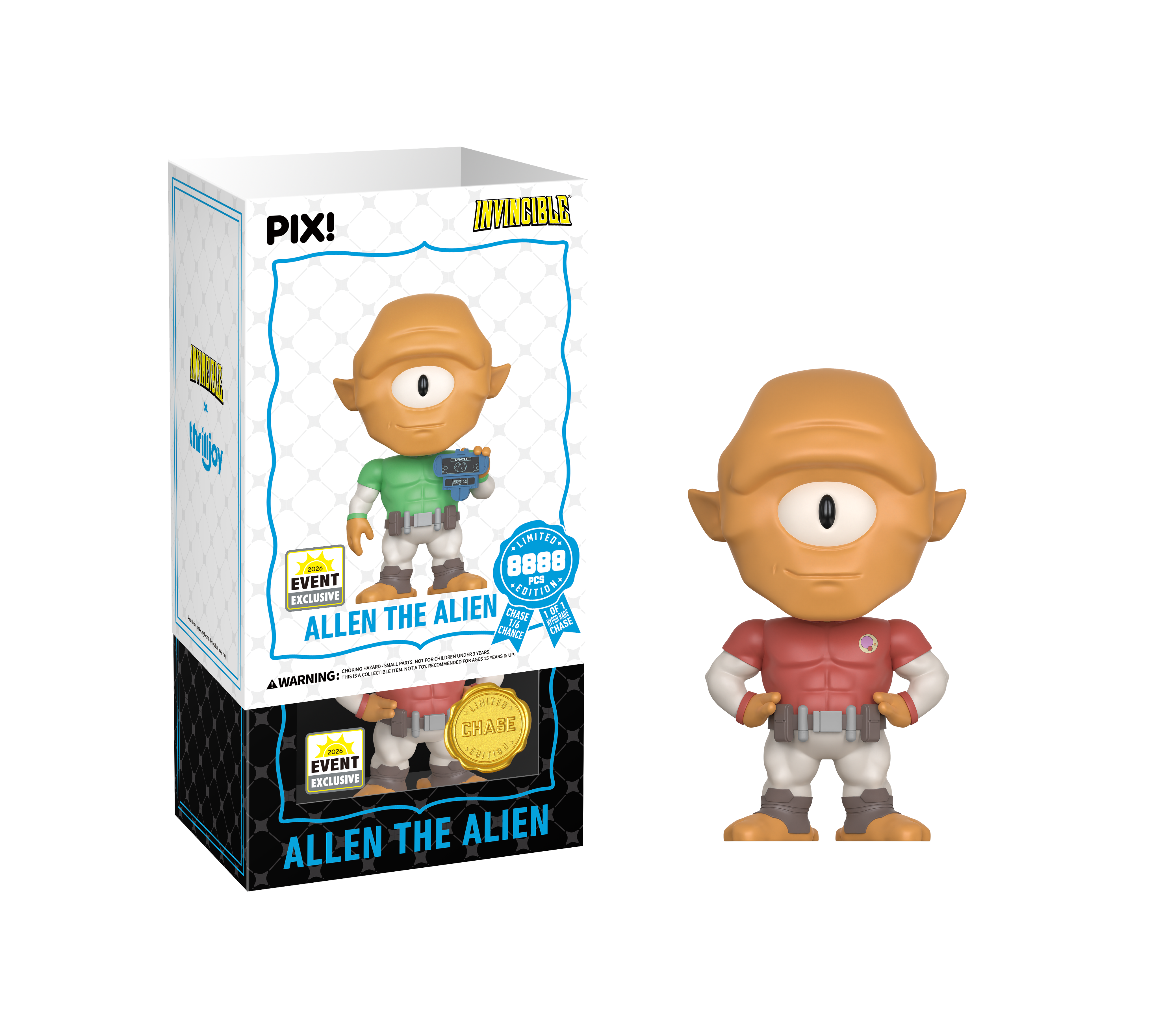 Invincible PIX! Allen the Alien Limited Edition Event Exclusive Figure Gallery Image 8