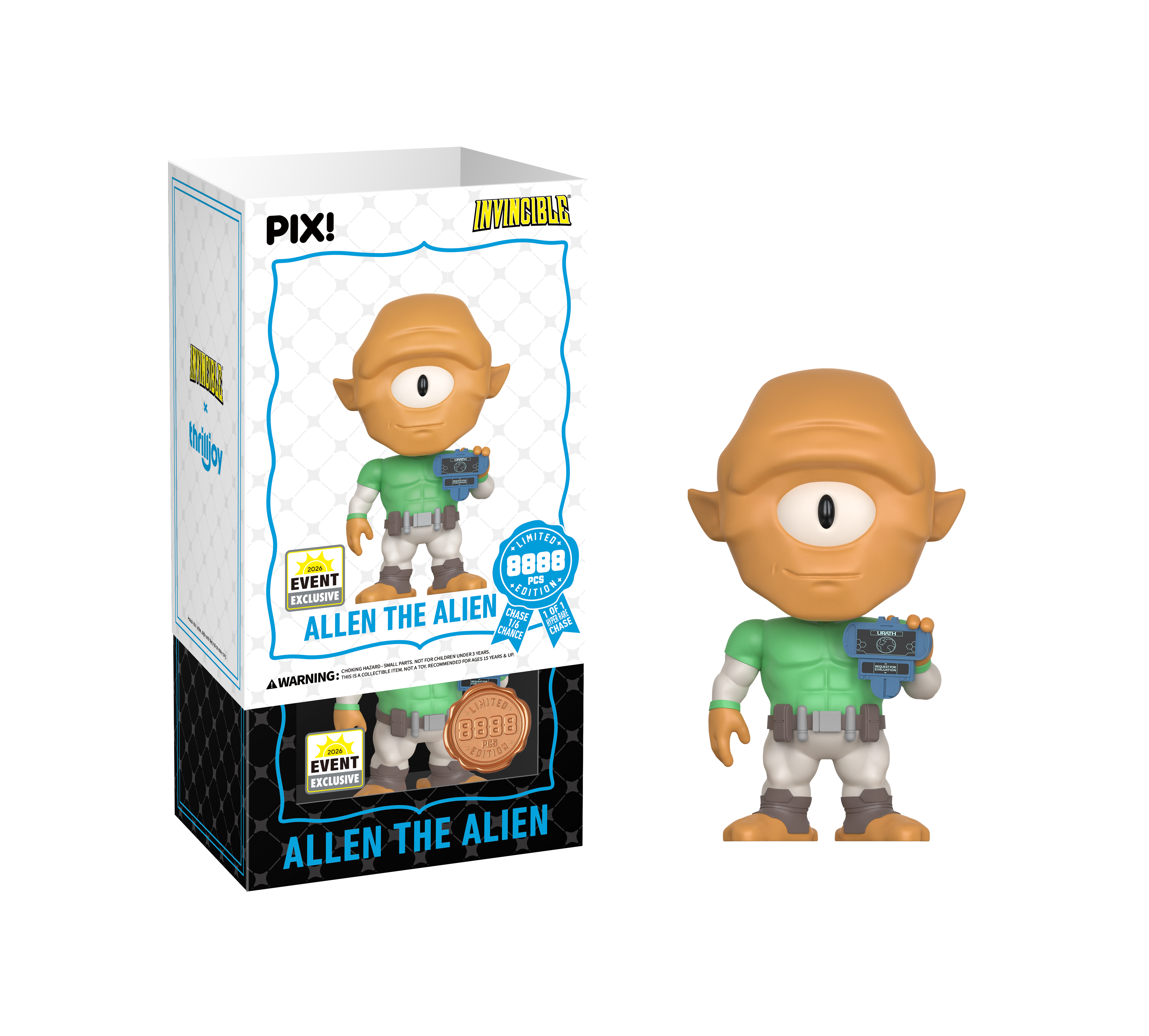 Invincible PIX! Allen the Alien Limited Edition Event Exclusive Figure Gallery Image 5