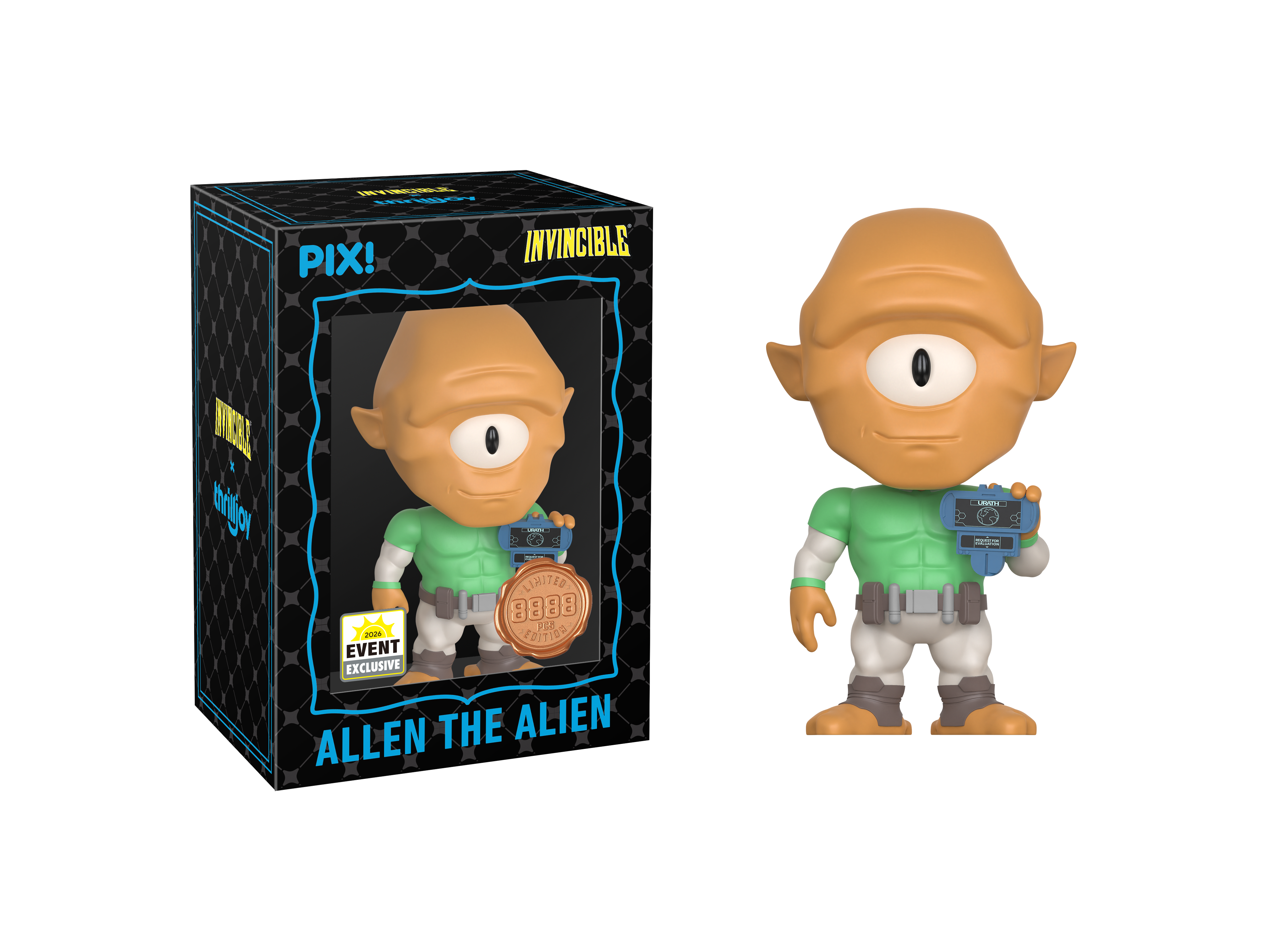 Invincible PIX! Allen the Alien Limited Edition Event Exclusive Figure Gallery Image 4