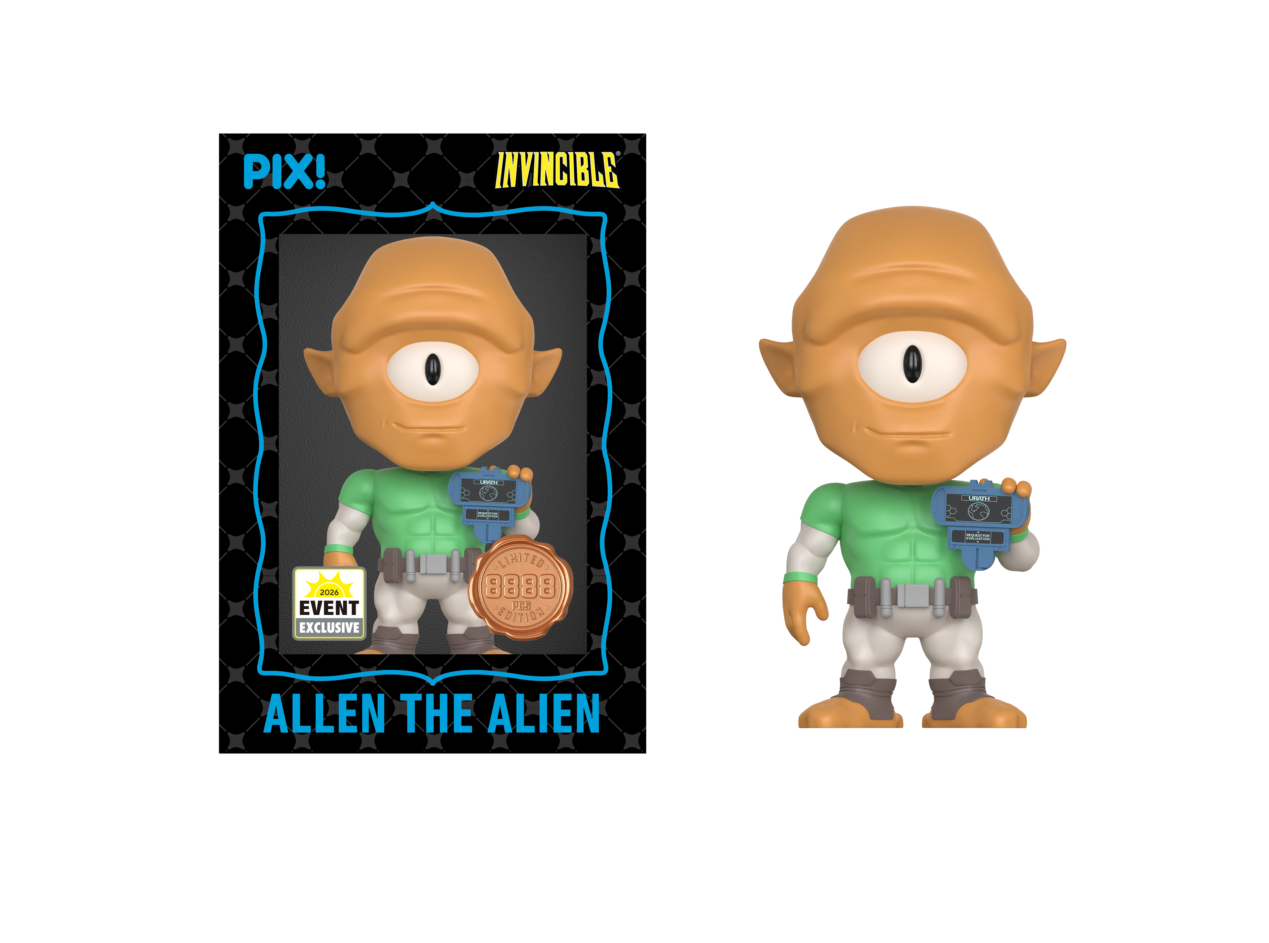 Invincible PIX! Allen the Alien Limited Edition Event Exclusive Figure Gallery Image 3