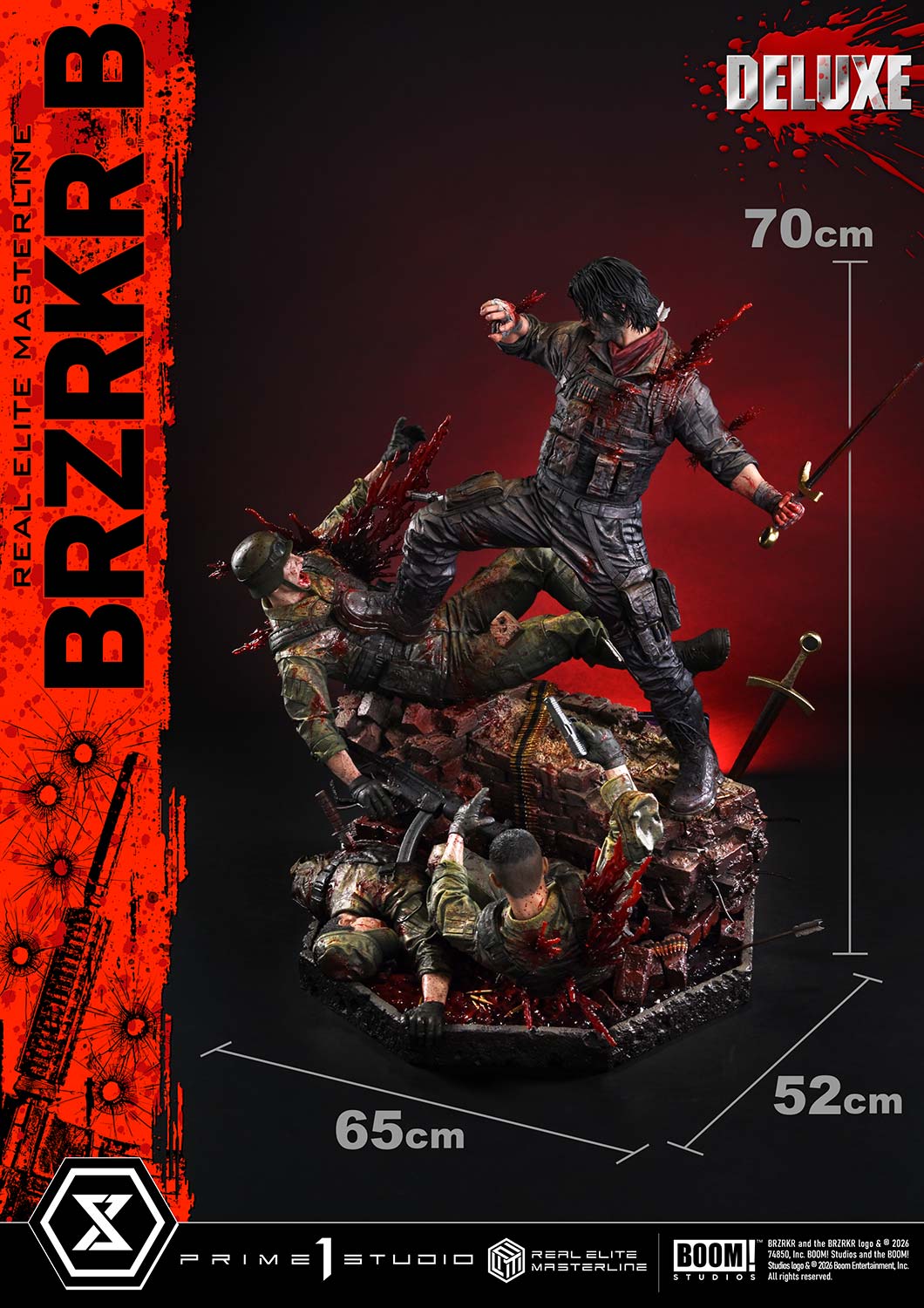 BRZRKR Real Elite Masterline B (Deluxe Ver.) 1/4 Scale Statue Gallery Image 53