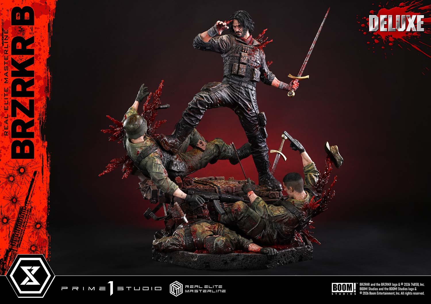 BRZRKR Real Elite Masterline B (Deluxe Bonus Ver.) 1/4 Scale Limited Edition Statue Gallery Image 29