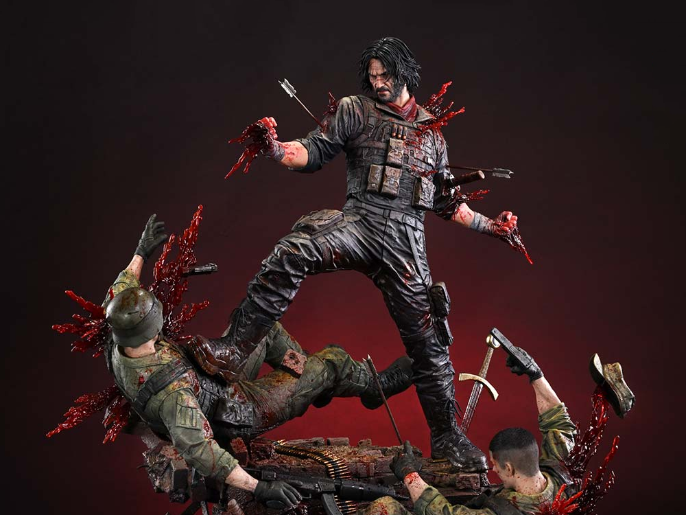 BRZRKR Real Elite Masterline B (Deluxe Bonus Ver.) 1/4 Scale Limited Edition Statue Gallery Image 1