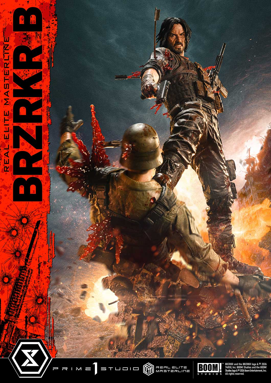 BRZRKR Real Elite Masterline B (Deluxe Bonus Ver.) 1/4 Scale Limited Edition Statue Gallery Image 23