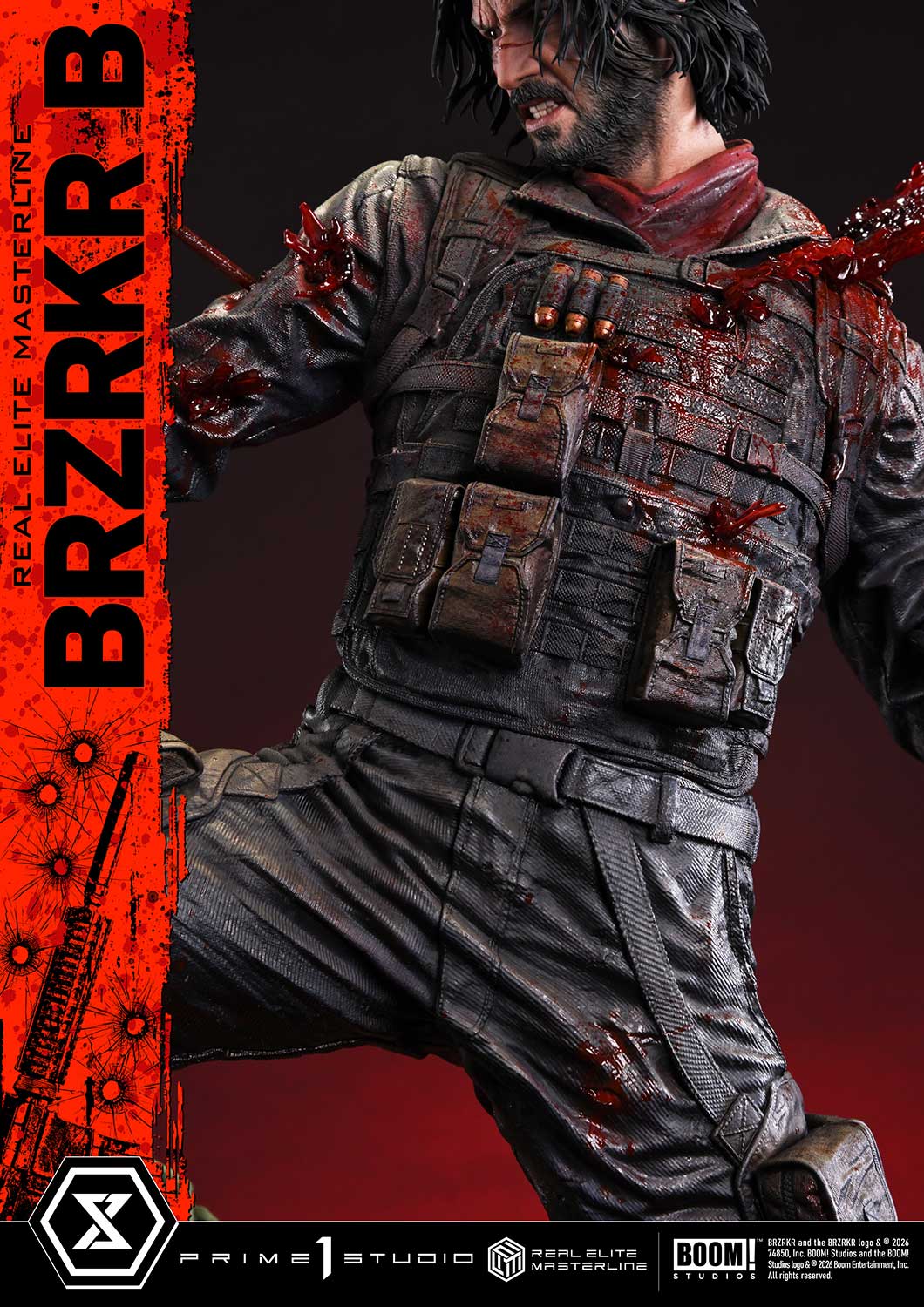 BRZRKR Real Elite Masterline B (Deluxe Bonus Ver.) 1/4 Scale Limited Edition Statue Gallery Image 50