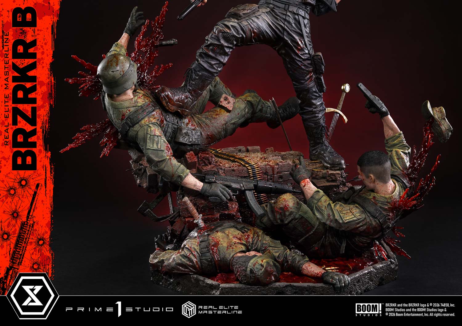 BRZRKR Real Elite Masterline B (Deluxe Bonus Ver.) 1/4 Scale Limited Edition Statue Gallery Image 55