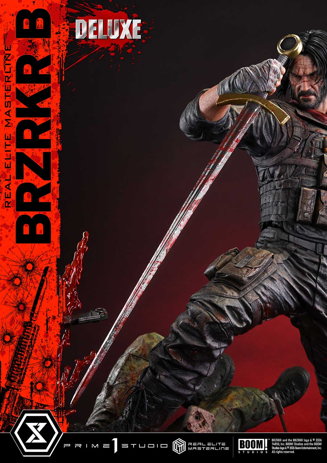 BRZRKR Real Elite Masterline B (Deluxe Bonus Ver.) 1/4 Scale Limited Edition Statue Gallery Image 46
