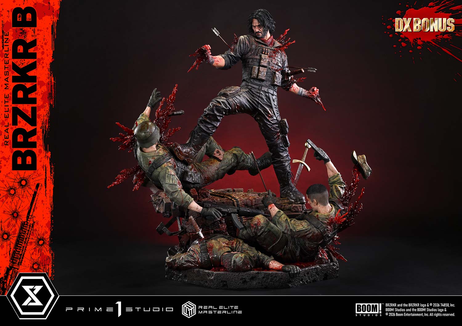 BRZRKR Real Elite Masterline B (Deluxe Bonus Ver.) 1/4 Scale Limited Edition Statue Gallery Image 28