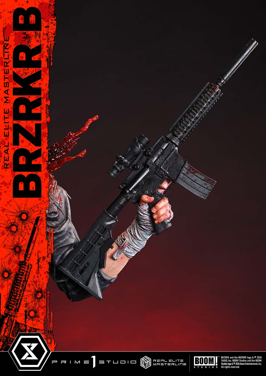 BRZRKR Real Elite Masterline B (Deluxe Bonus Ver.) 1/4 Scale Limited Edition Statue Gallery Image 48