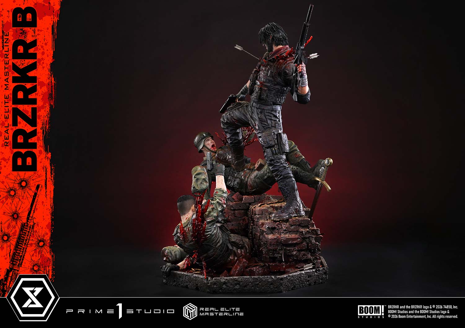 BRZRKR Real Elite Masterline B (Deluxe Bonus Ver.) 1/4 Scale Limited Edition Statue Gallery Image 34