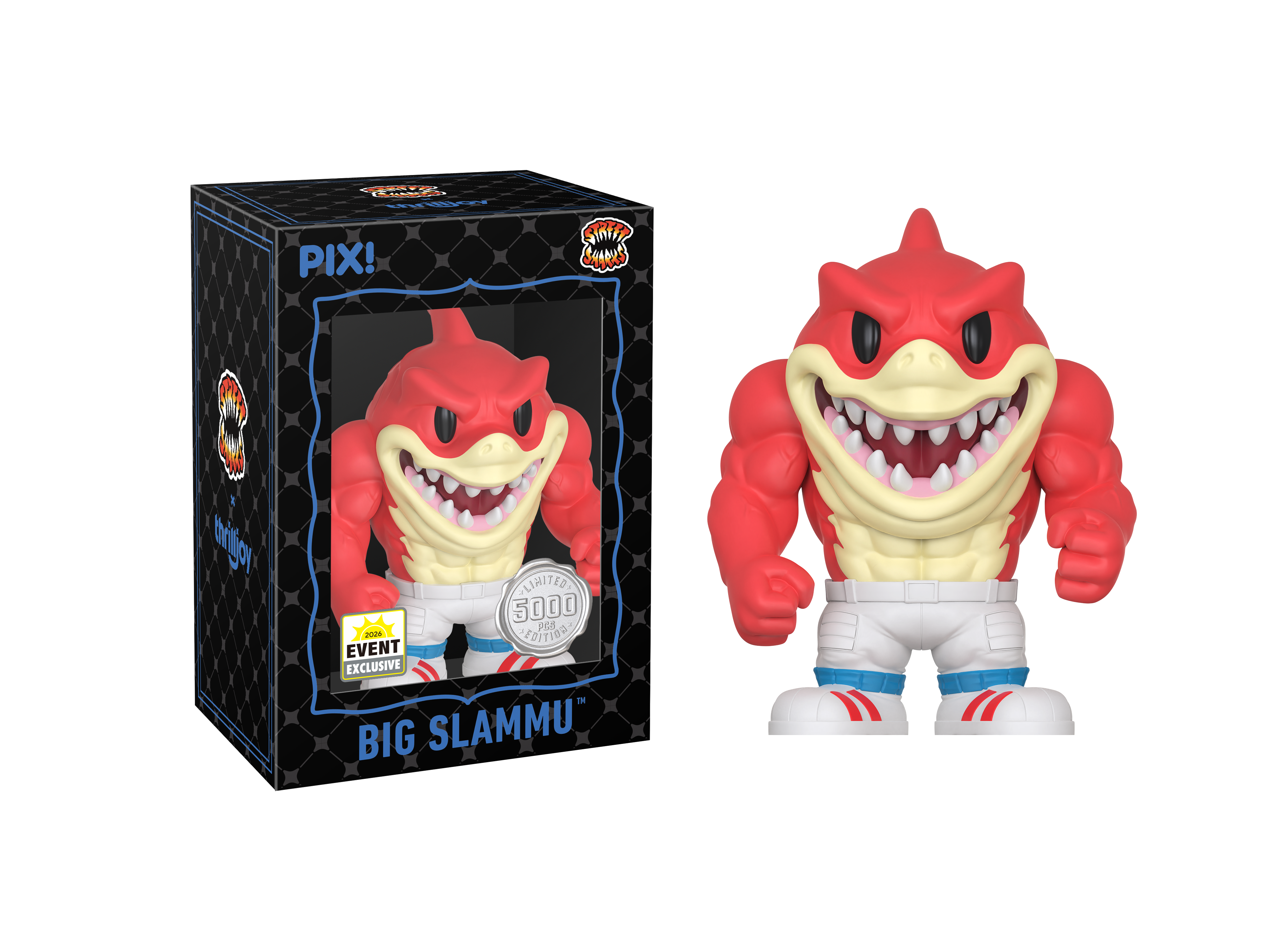 Street Sharks PIX! Big Slammu Limited Edition Event Exclusive Figure