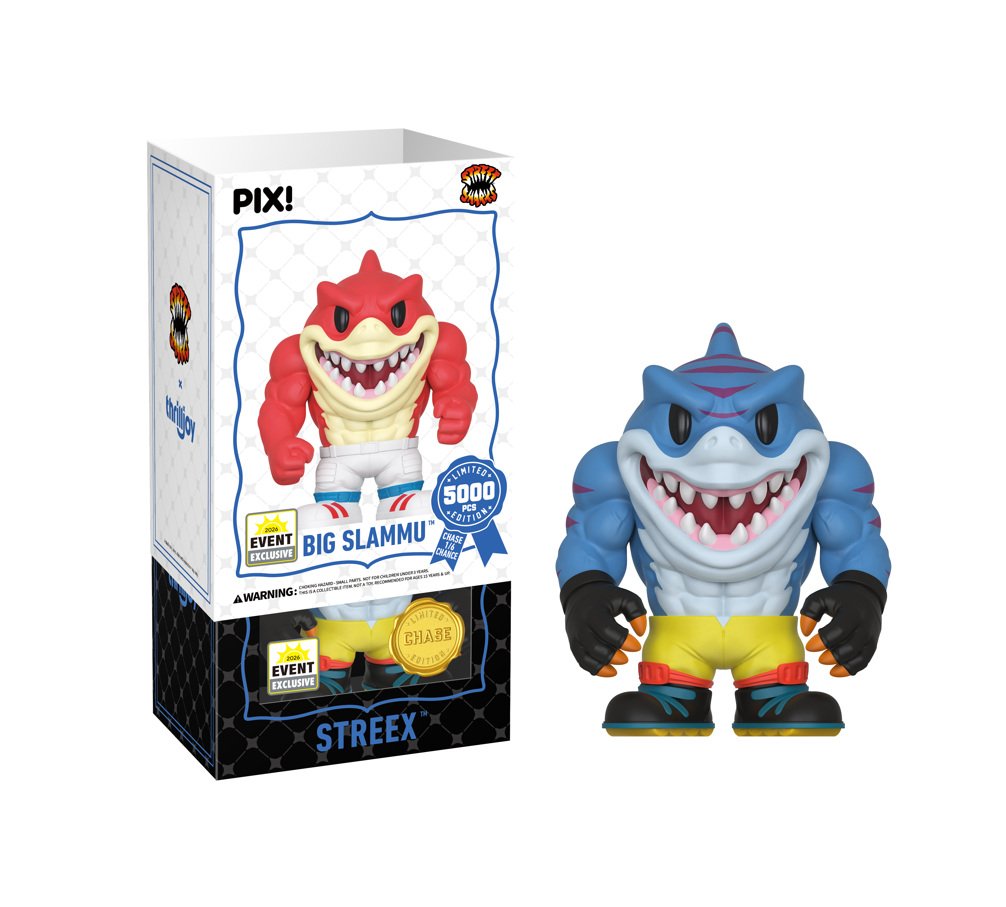 Street Sharks PIX! Big Slammu Limited Edition Event Exclusive Figure Gallery Image 8