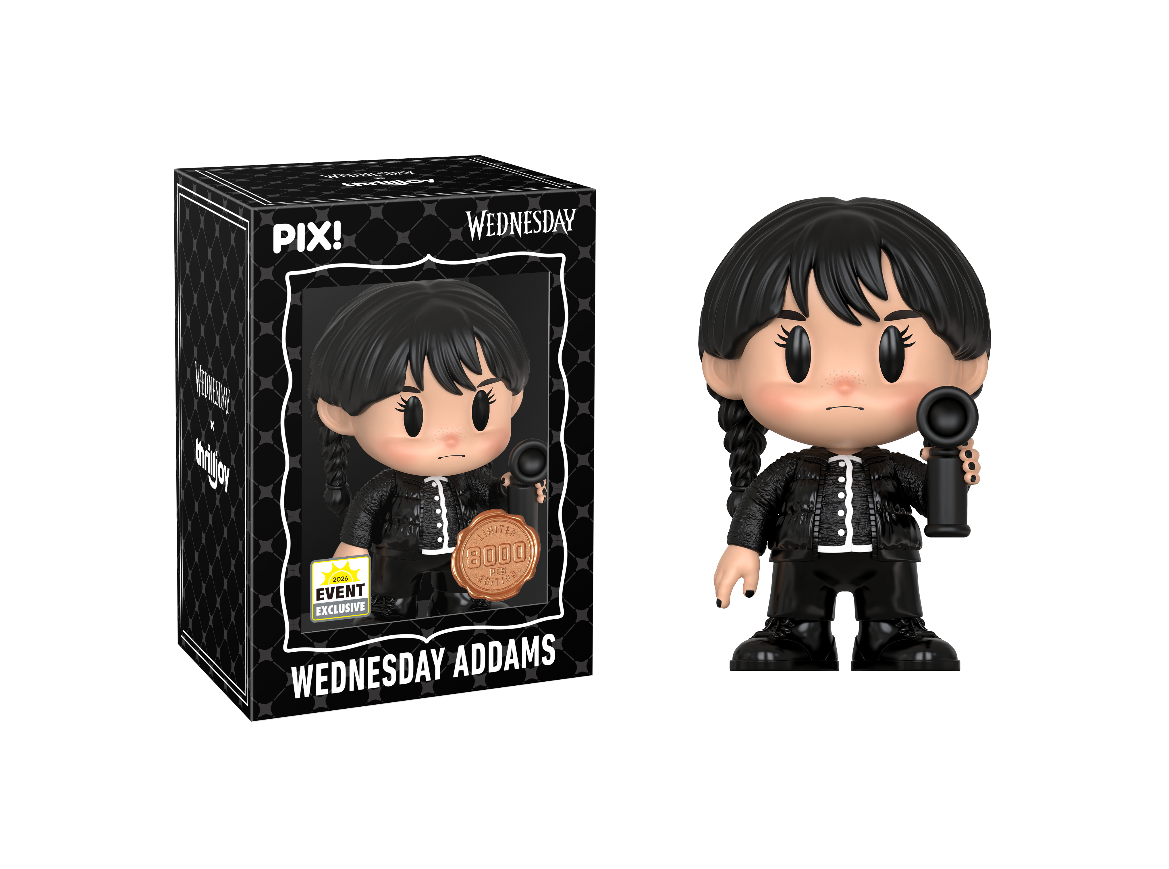 Wednesday US版 ドレス ダイヤカスタム 1点限定 ぬいぐるみ現品 Wednesday PIX! Wednesday Addams Limited Edition Event Exclusive Figure