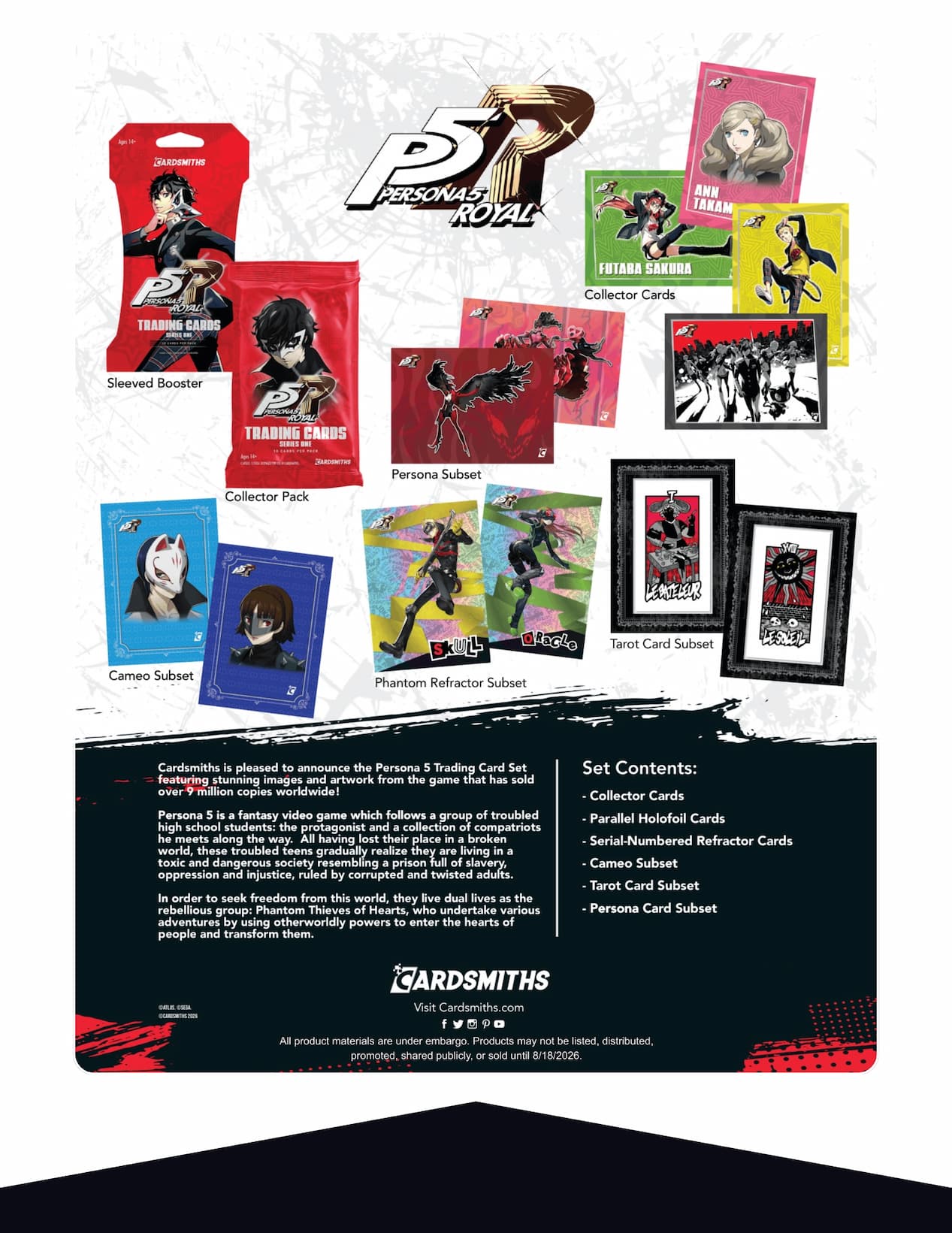 persona 5 card sleeves Shinjiro Aragaki Vol.4195 3 Reload Made for smooth shuffling and everyday play Card Sleeves Mitsuru Kirijo Part.2
