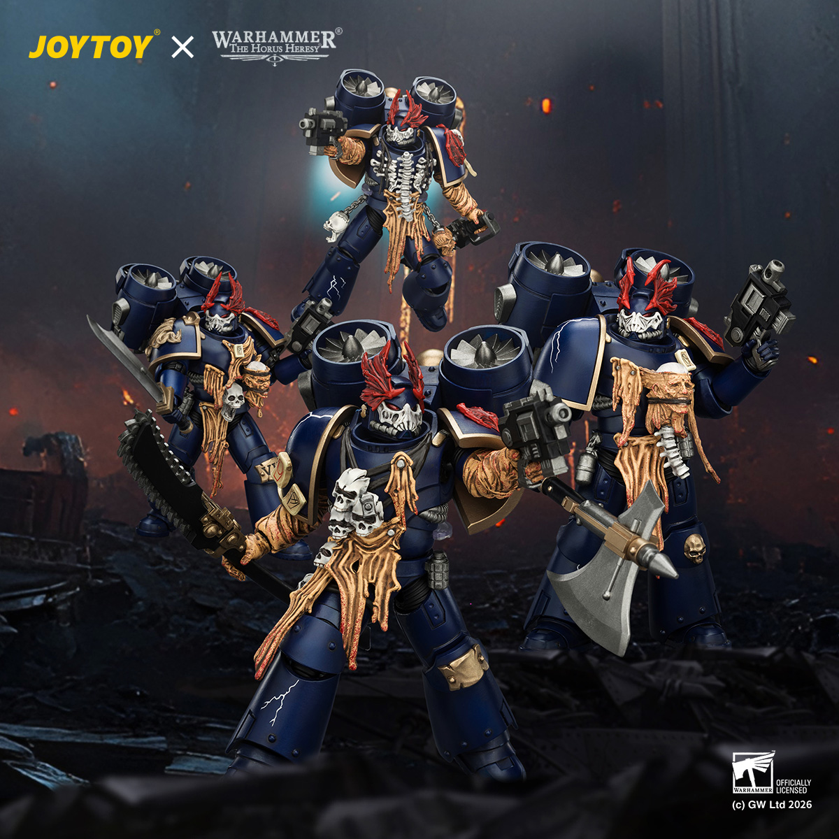 Warhammer: The Horus Heresy Night Lords Night Raptor 3 1/18 Scale Action Figure Gallery Image 13