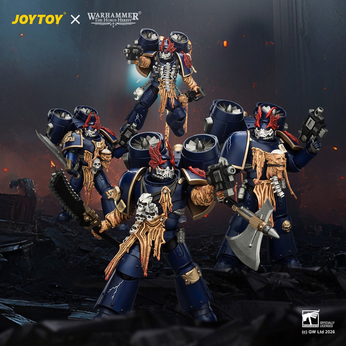 Warhammer: The Horus Heresy Night Lords Night Raptor 2 1/18 Scale Action Figure Gallery Image 14